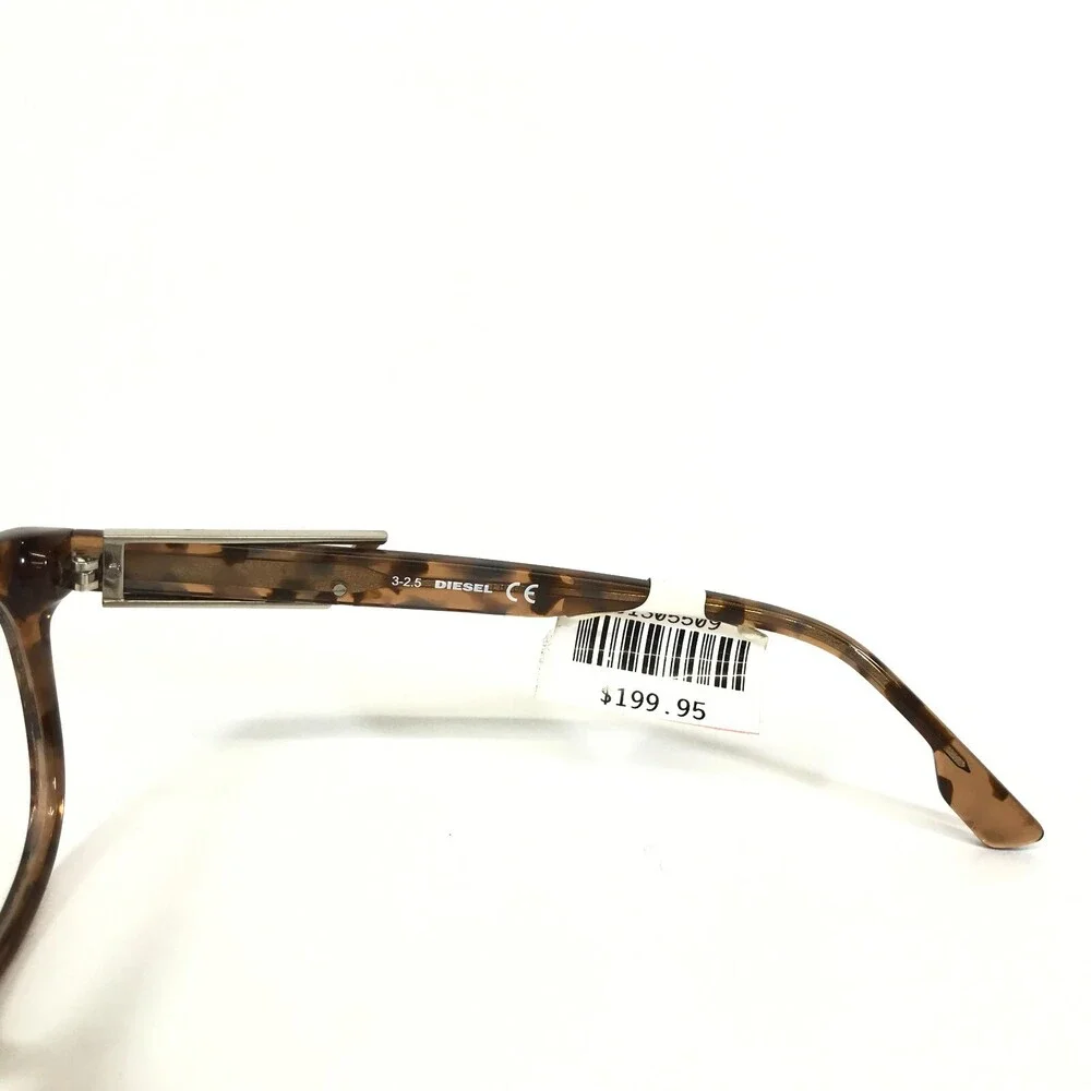 Diesel Eyeglasses Frames DL5112 Col.055 Brown Light Havana Tortoise 52-16-145